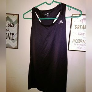 Adidas black tank top